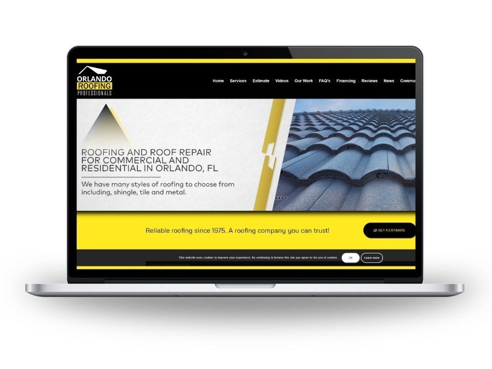 A: Roofing Website Design  